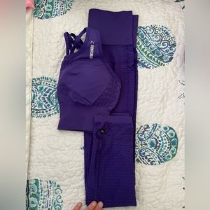 Gymshark purple leggings